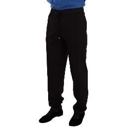 Bordeaux Cotton Mens Skinny Trouser Pants