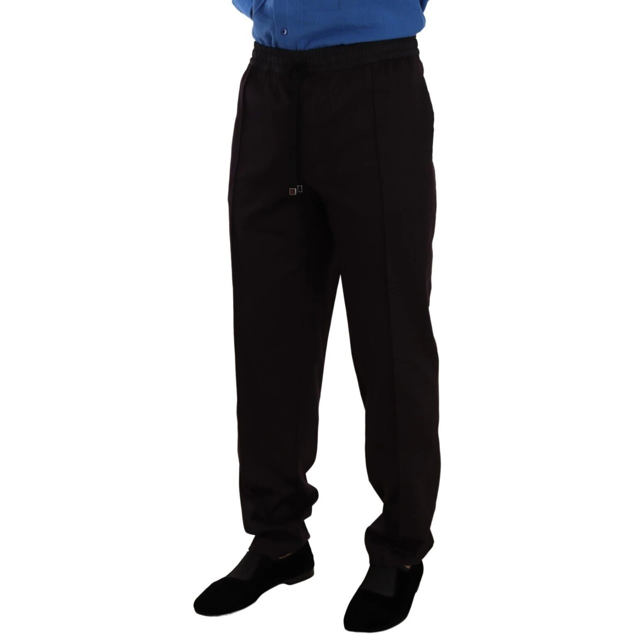 Bordeaux Cotton Mens Skinny Trouser Pants