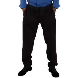 Bordeaux Cotton Mens Skinny Trouser Pants