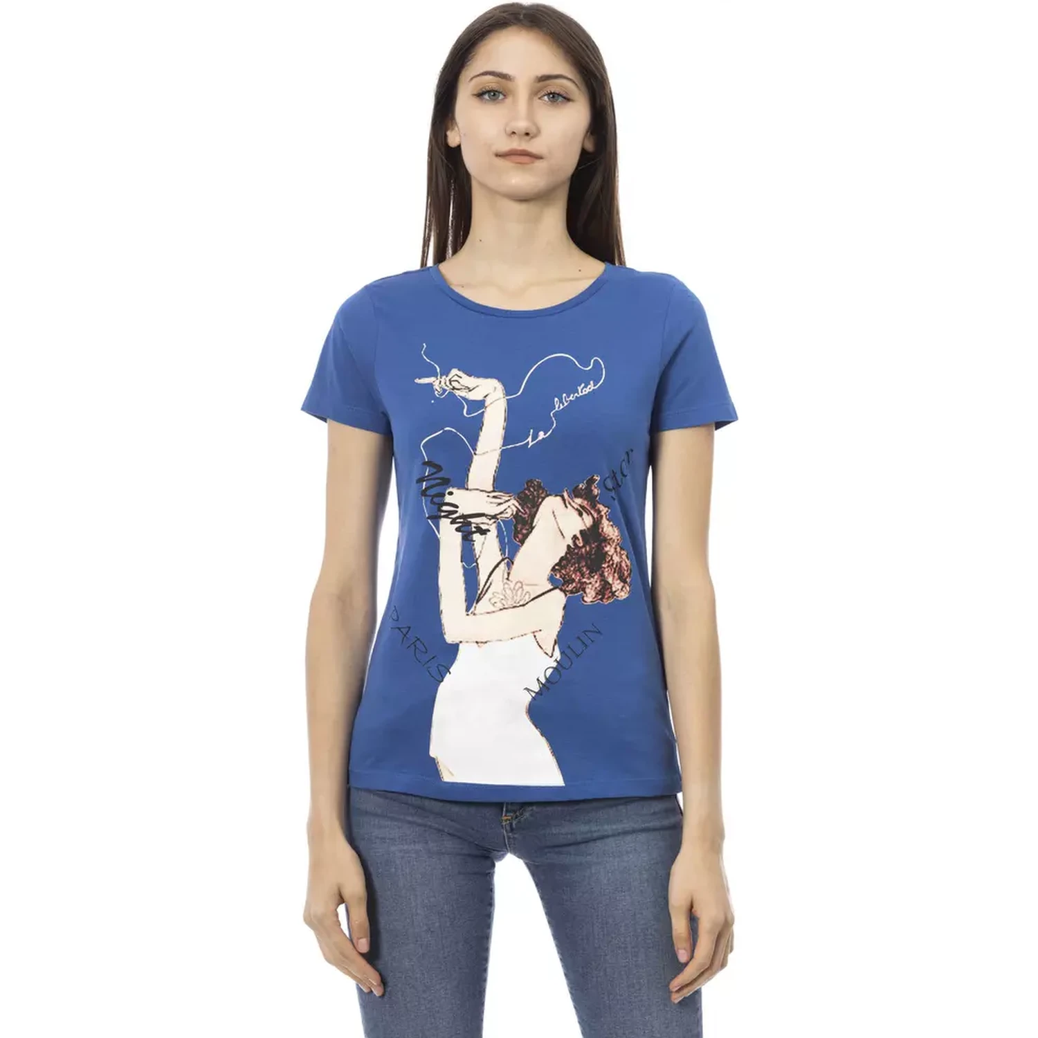 Blue Cotton T-Shirt