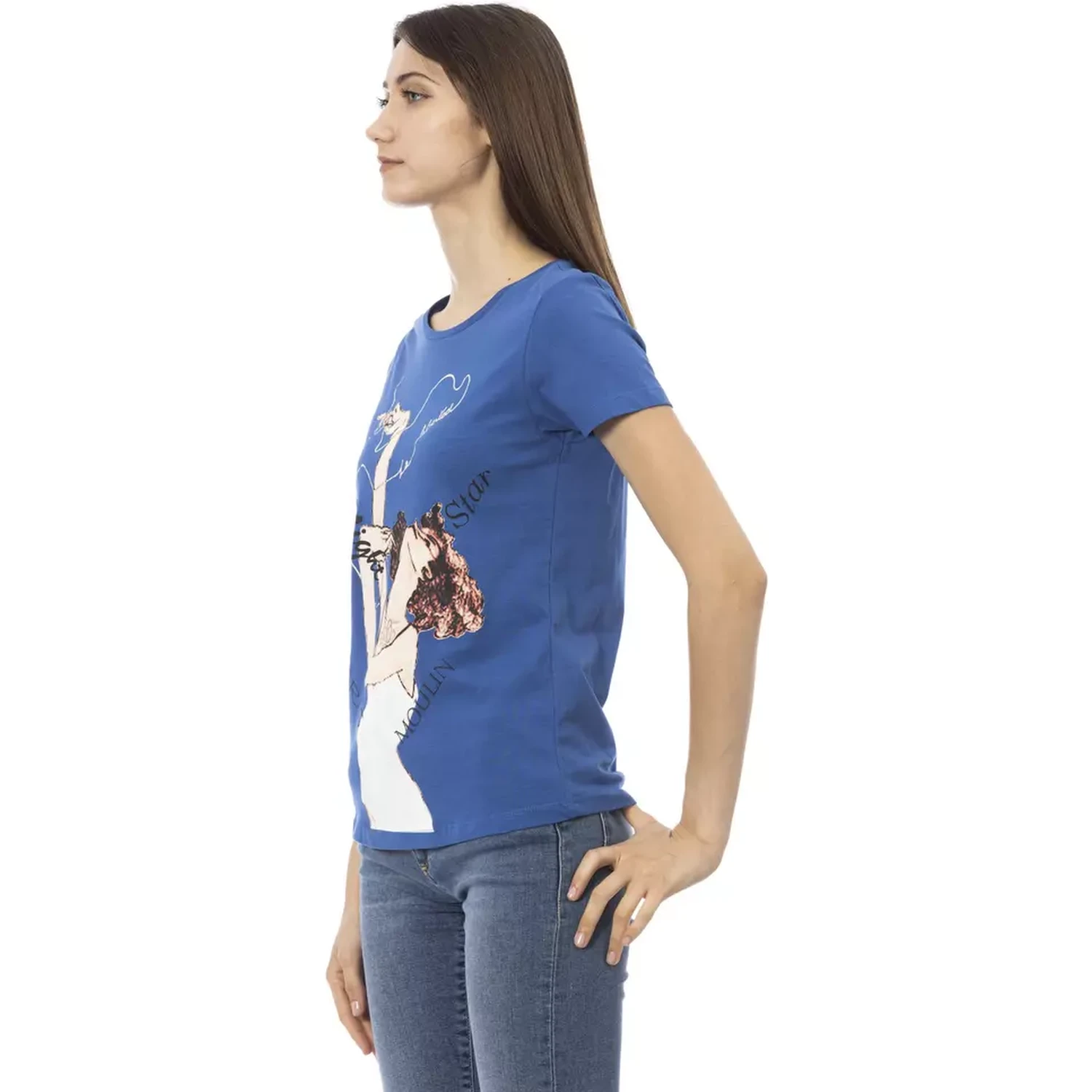 Blue Cotton T-Shirt