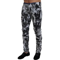 Multicolor Cotton Tie Dye Skinny Denim Jeans