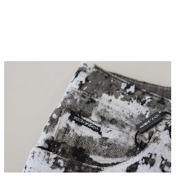 Multicolor Cotton Tie Dye Skinny Denim Jeans