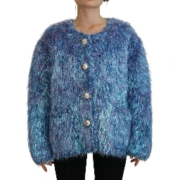 Multicolor Polyester Fringes Coat Jacket
