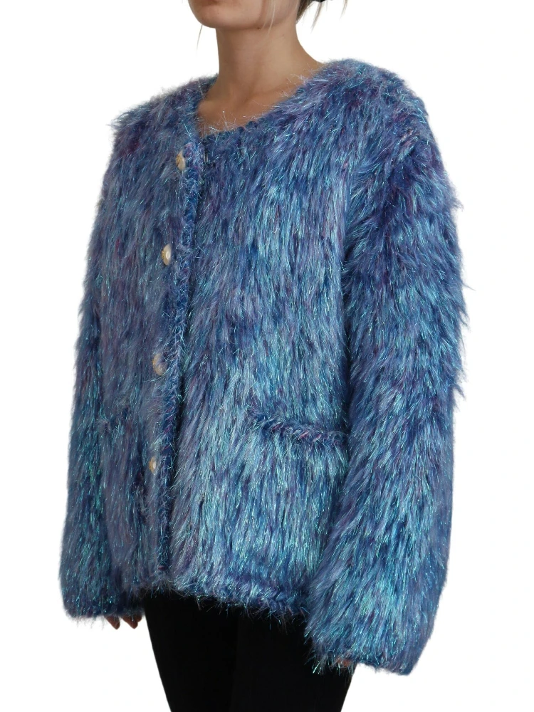 Multicolor Polyester Fringes Coat Jacket alternative
