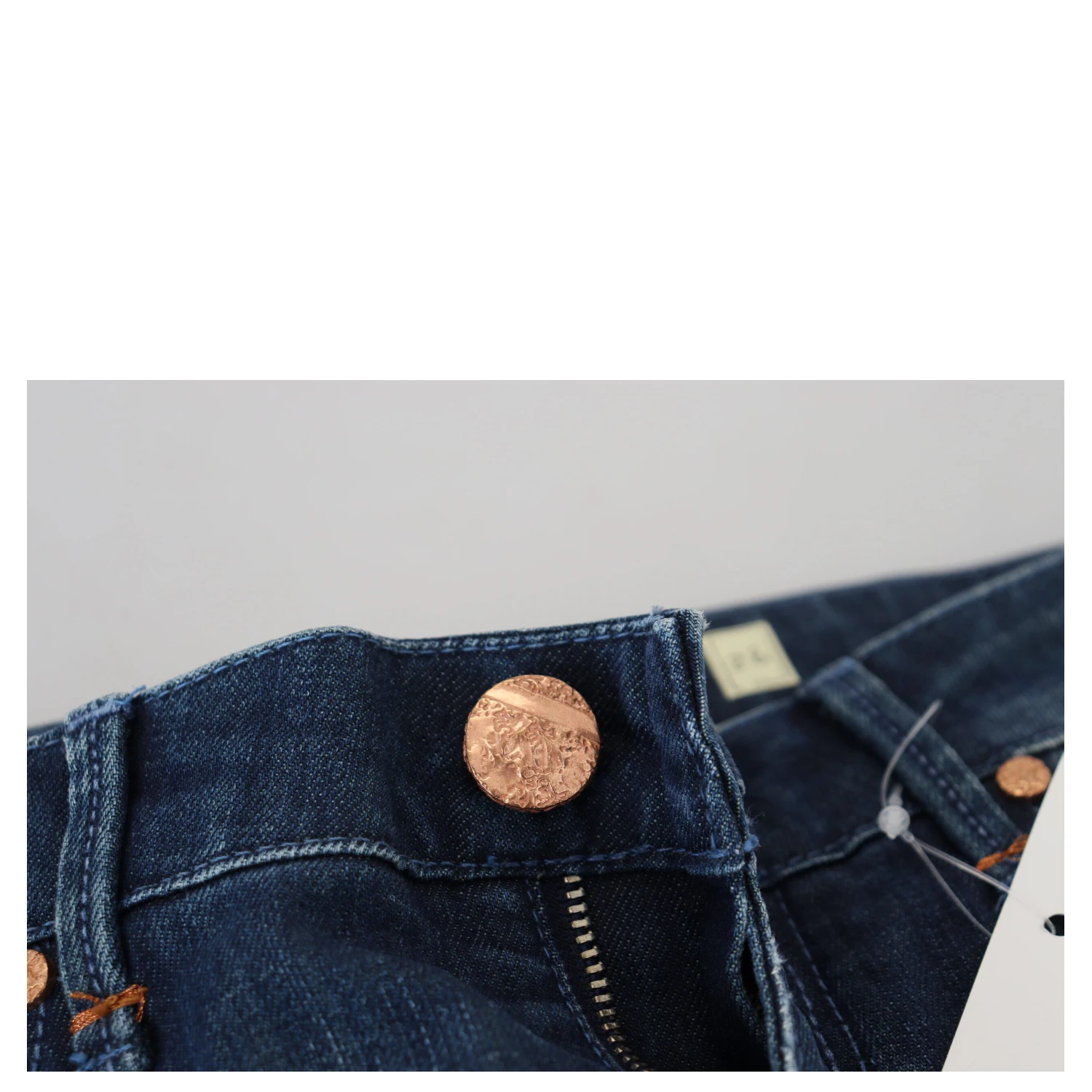Blue Cotton Slim Fit Women Casual Denim Jeans