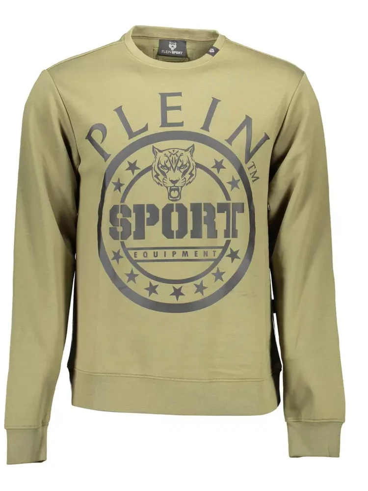 Green Cotton Sweatshirt