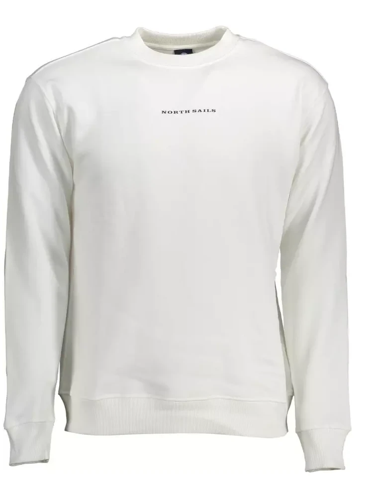 White Cotton Sweatshirt