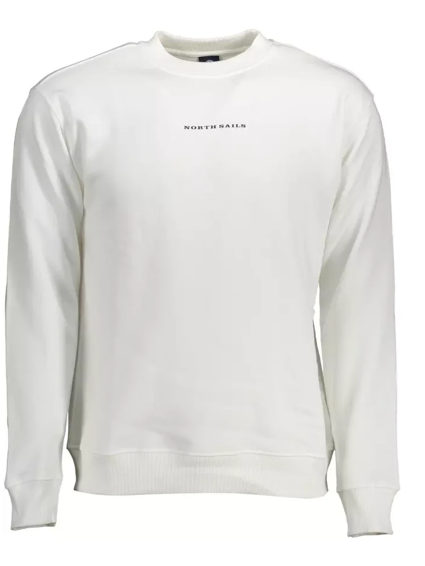 White Cotton Sweatshirt
