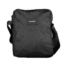 Black Polyester Shoulder Bag