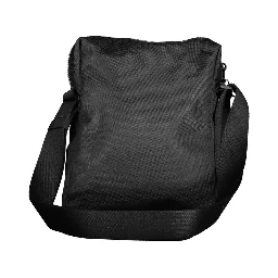 Black Polyester Shoulder Bag
