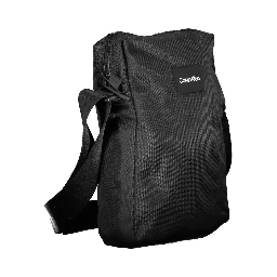 Black Polyester Shoulder Bag