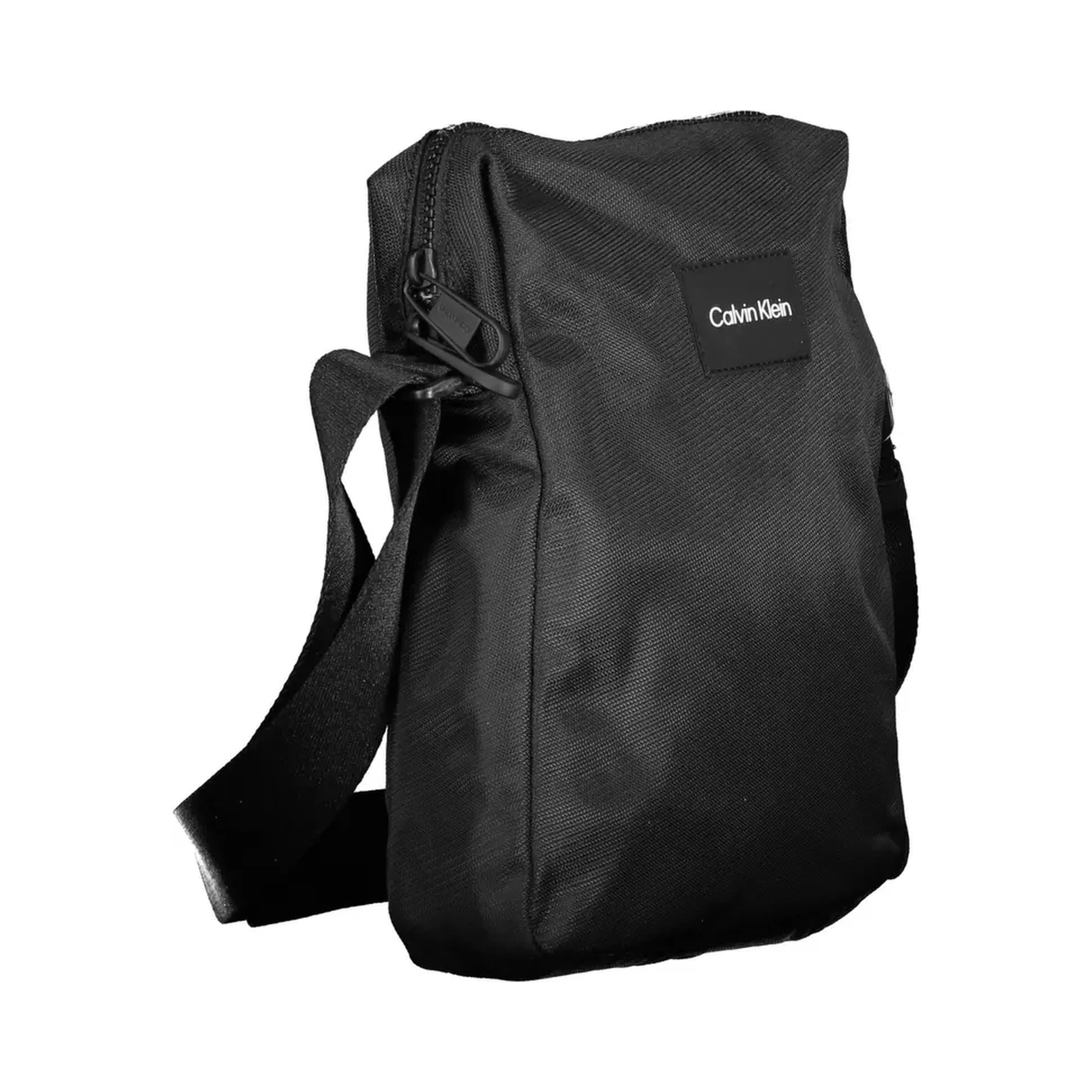 Black Polyester Shoulder Bag