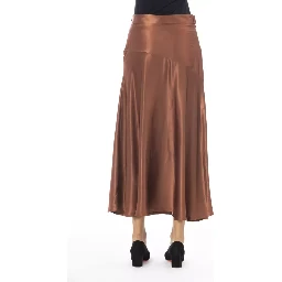Brown Viscose Skirt
