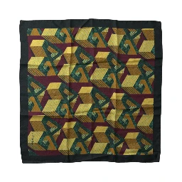 Multicolor Printed Square Handkerchief Scarf