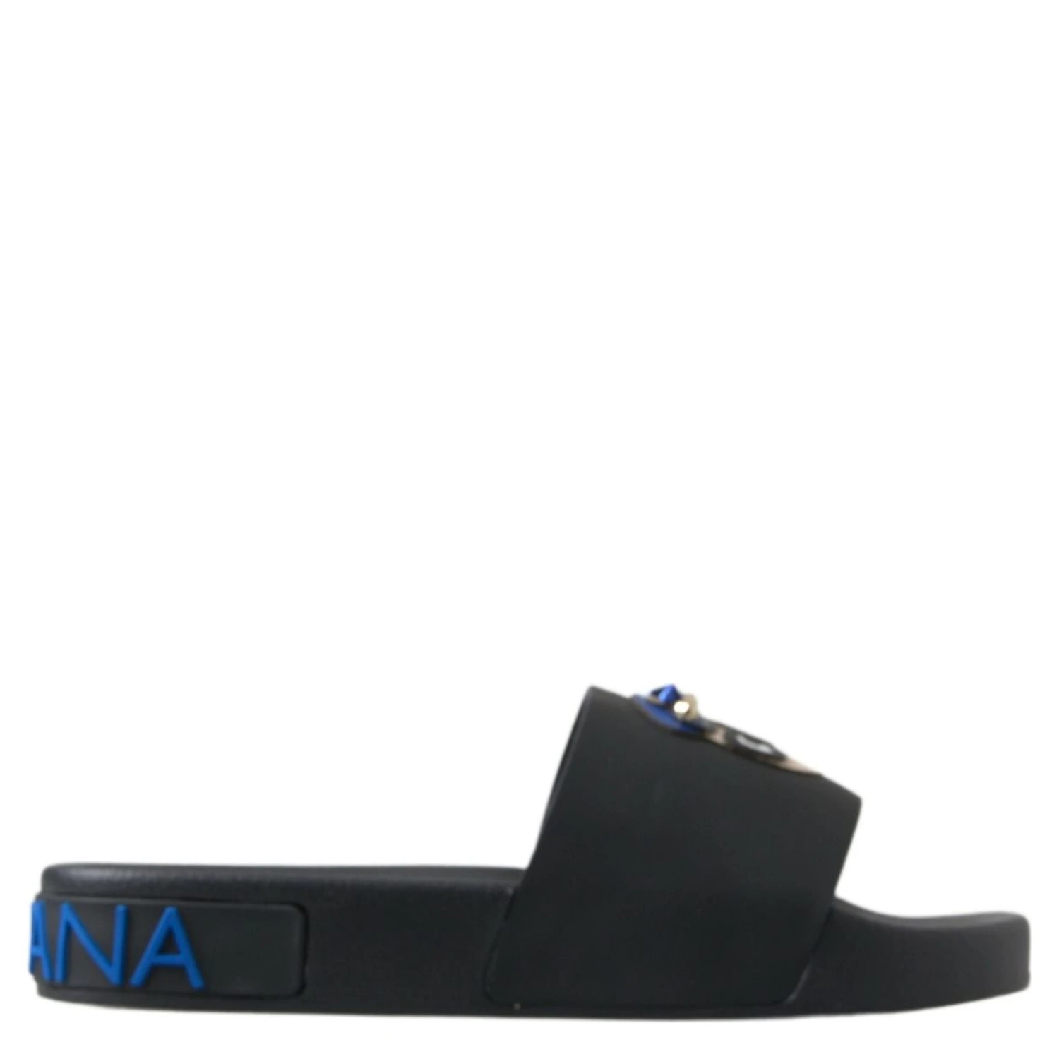Black Slides Sandals Beach Saint Barth Shoes