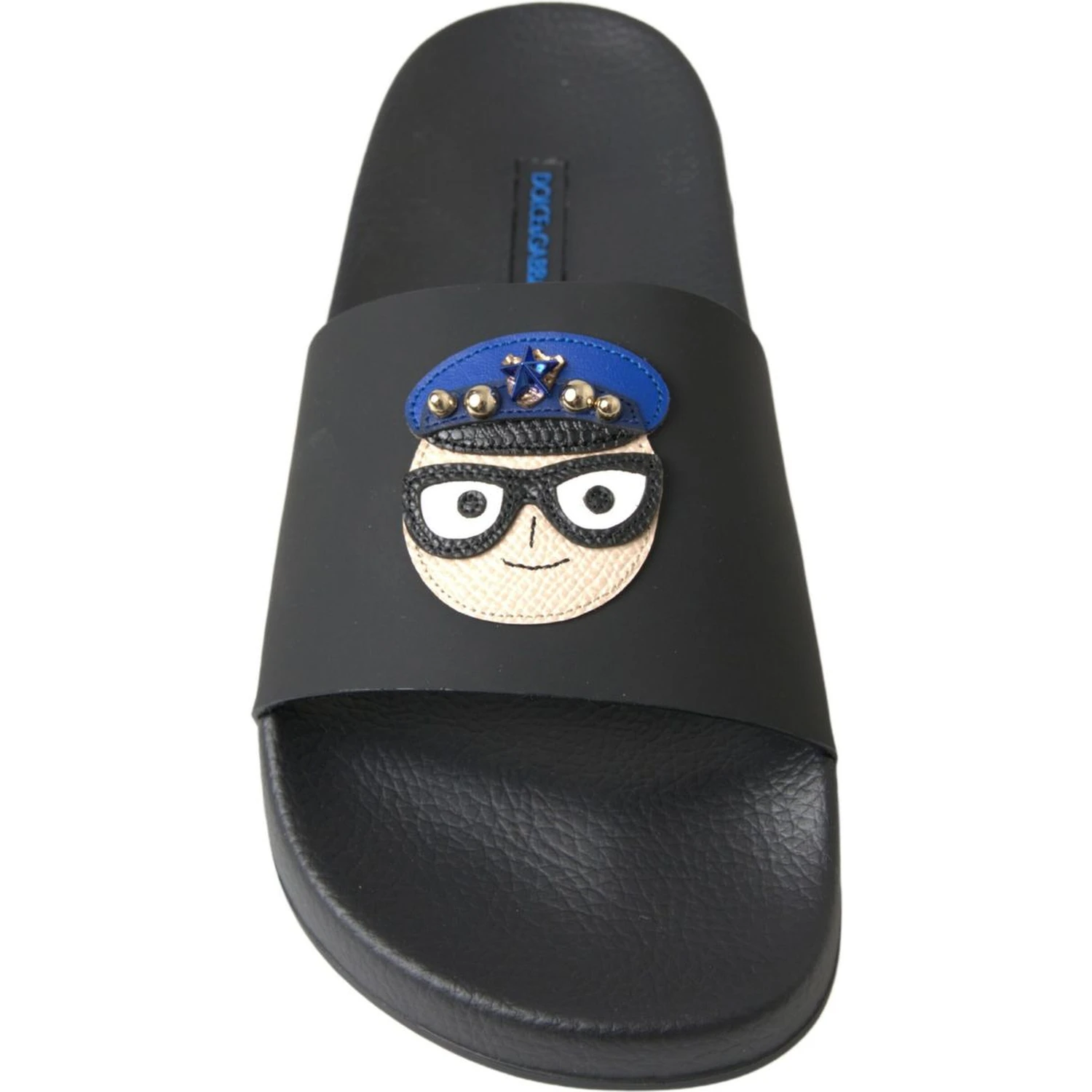 Black Slides Sandals Beach Saint Barth Shoes