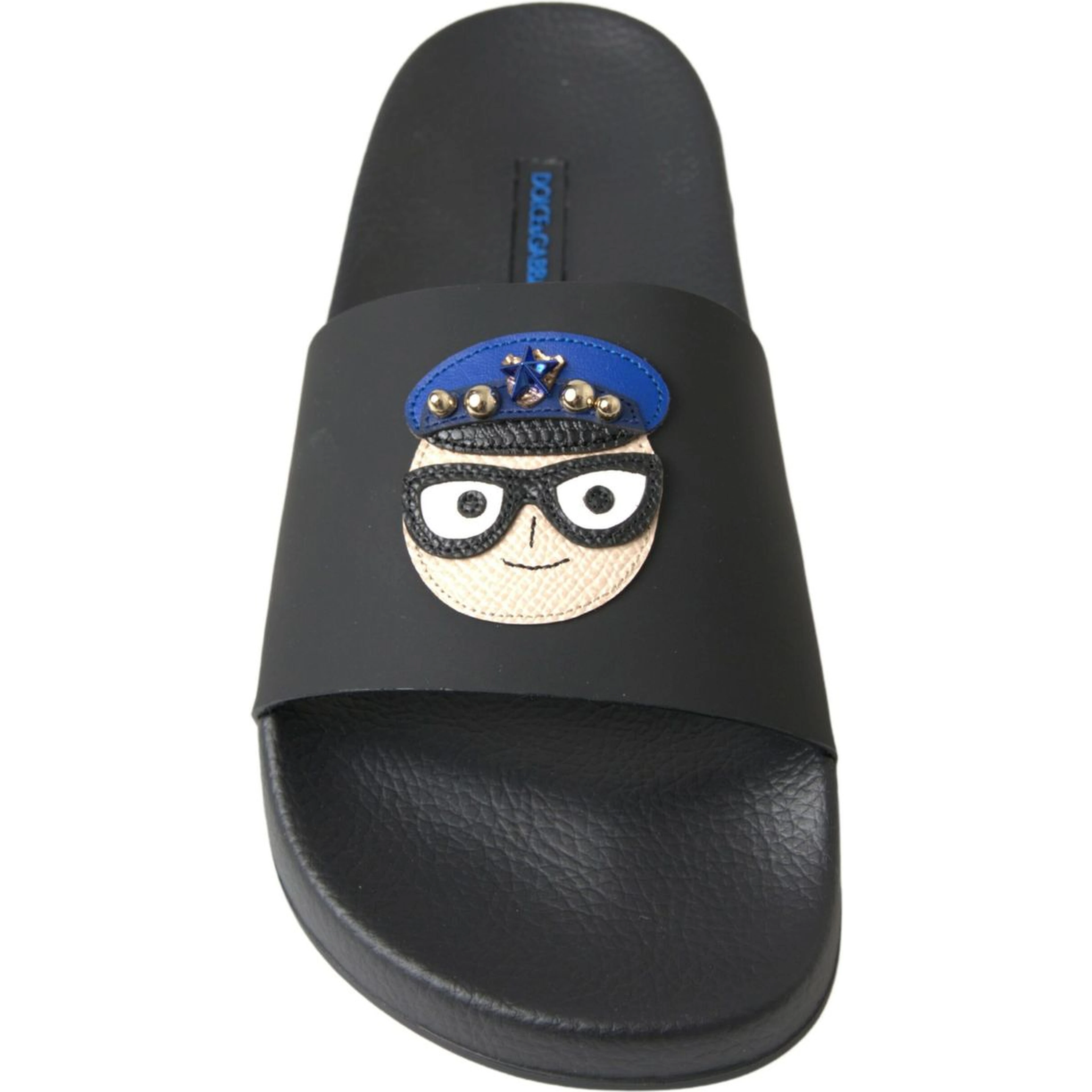 Black Slides Sandals Beach Saint Barth Shoes