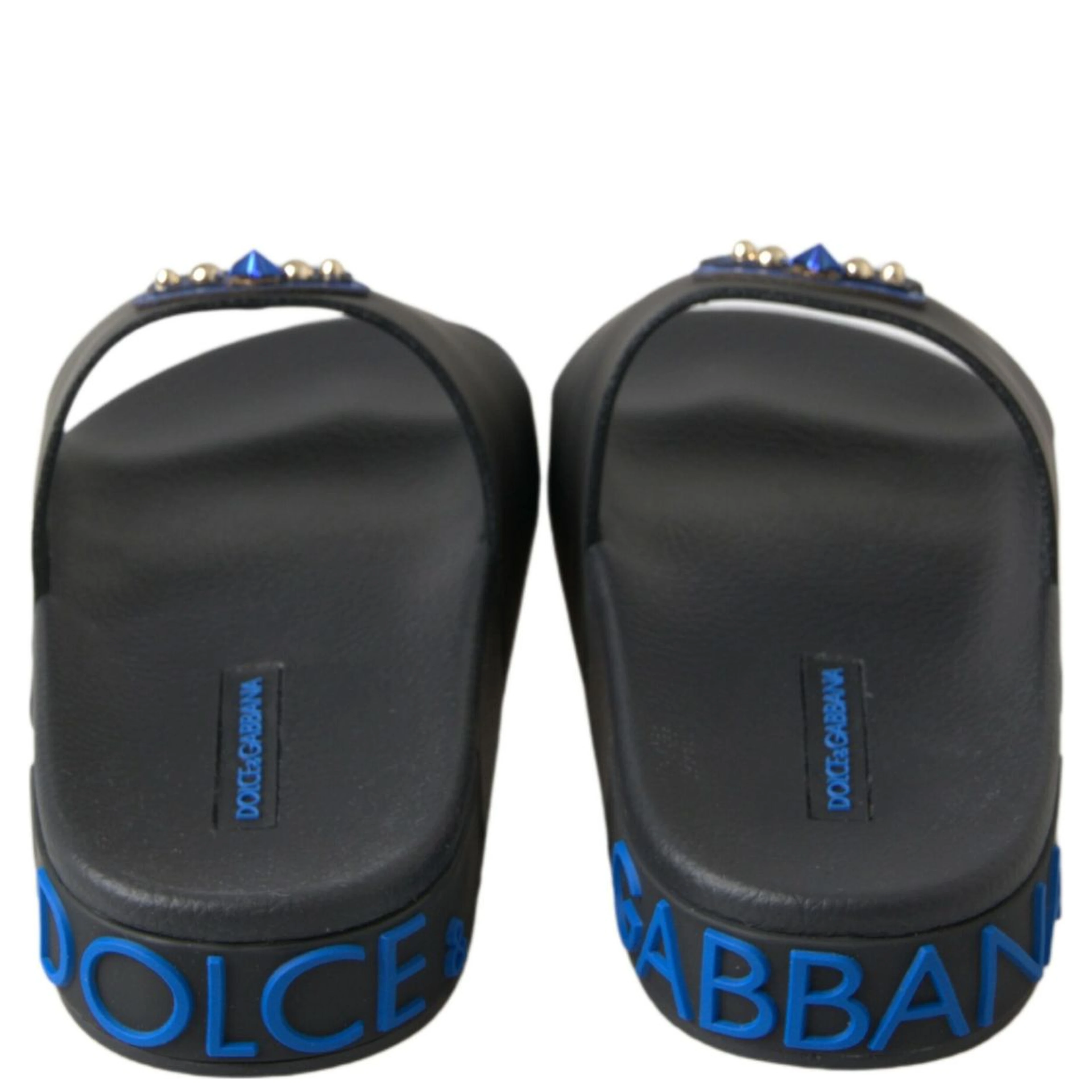 Black Slides Sandals Beach Saint Barth Shoes