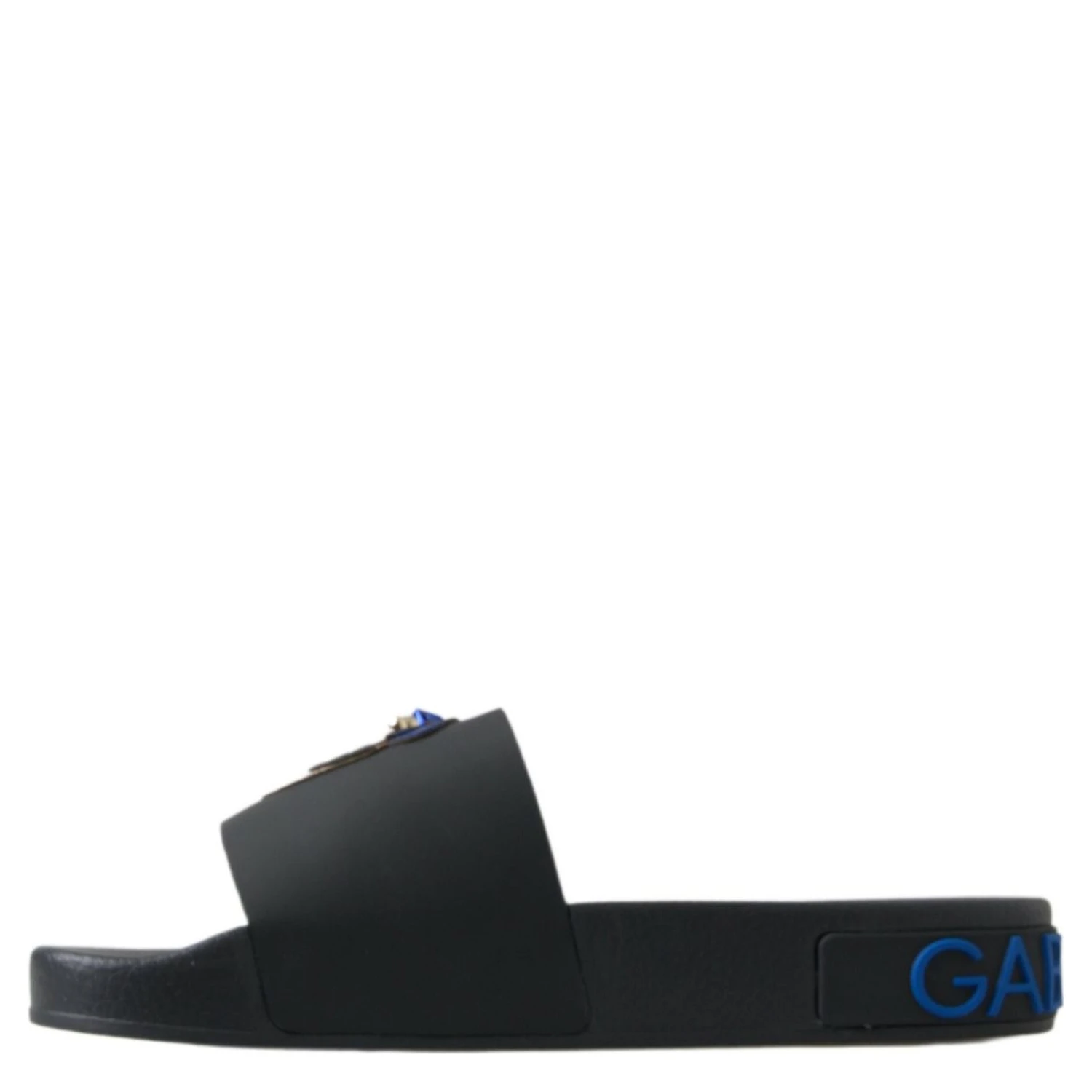 Black Slides Sandals Beach Saint Barth Shoes