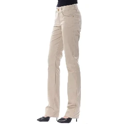 Beige Cotton Pant