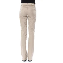 Beige Cotton Pant