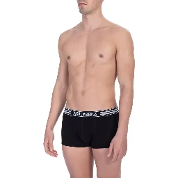Black Cotton Boxer
