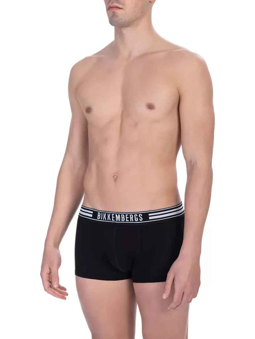Black Cotton Boxer