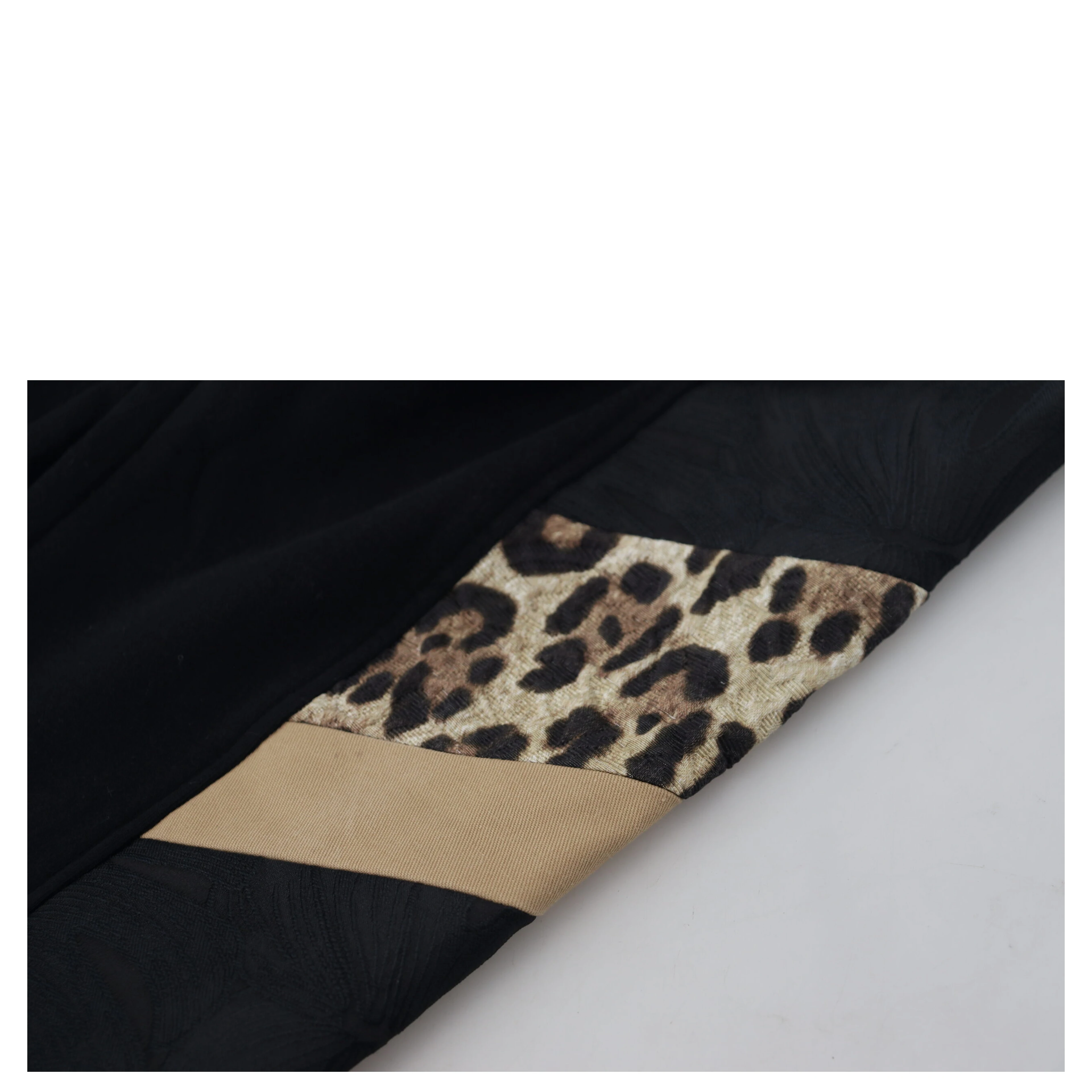 Black Polyester Skinny Jogger Men Pants