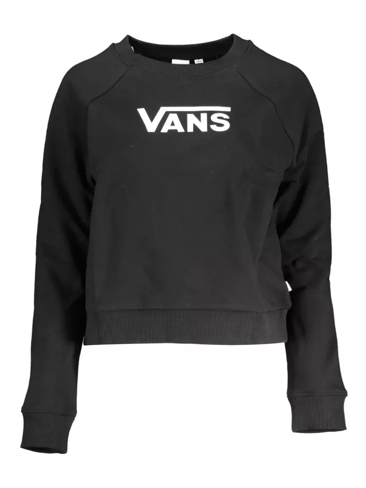 Black Cotton Sweatshirt