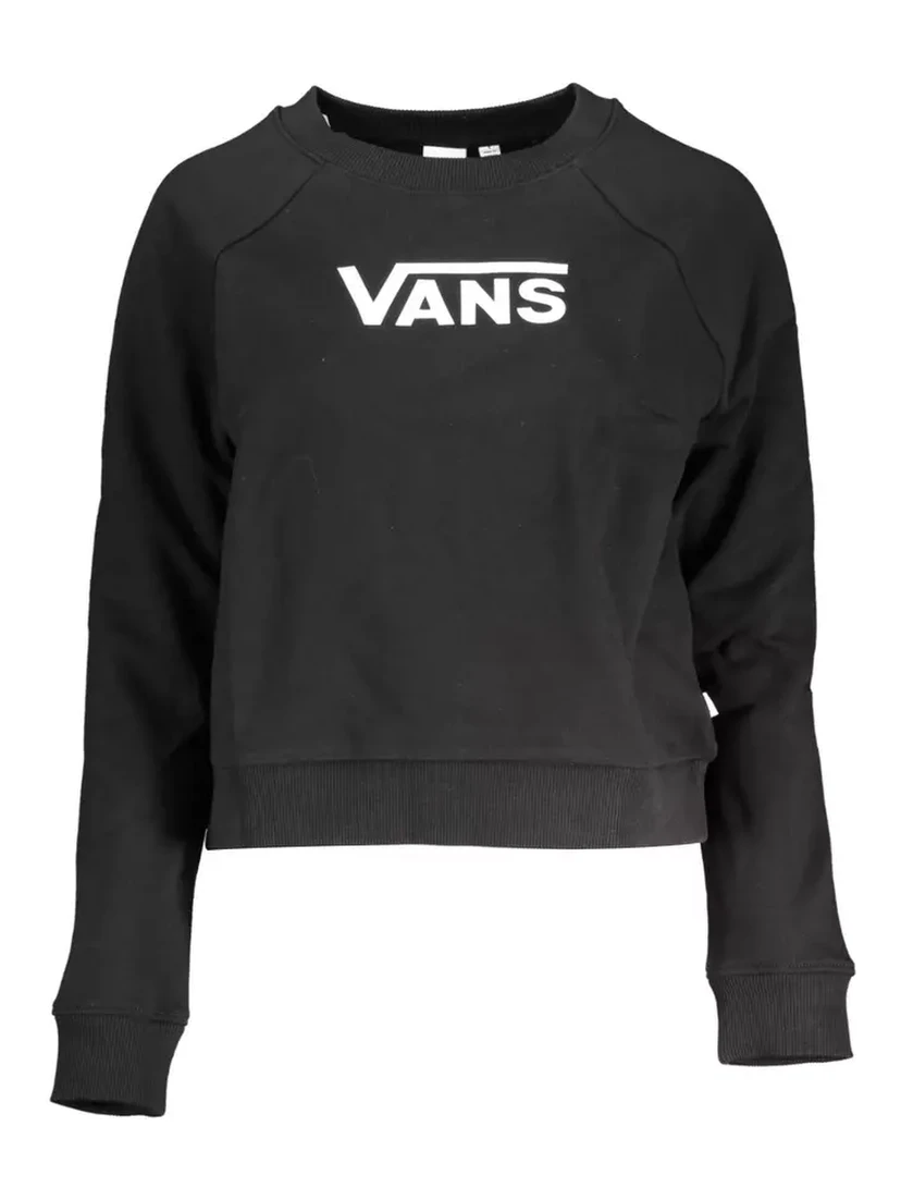 Black Cotton Sweatshirt