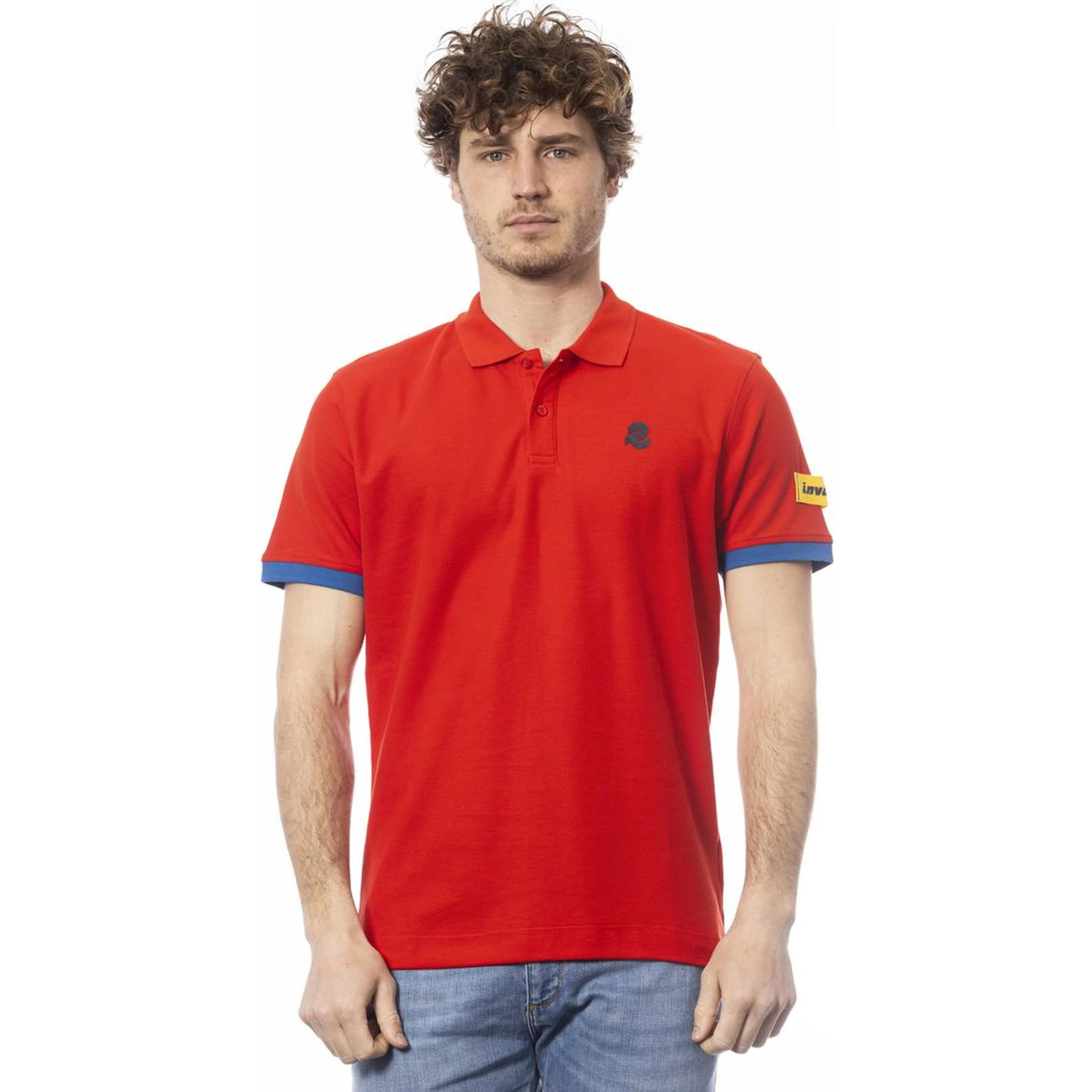 Red Cotton Polo Shirt