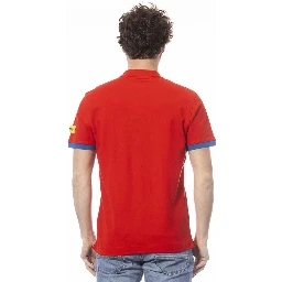 Red Cotton Polo Shirt