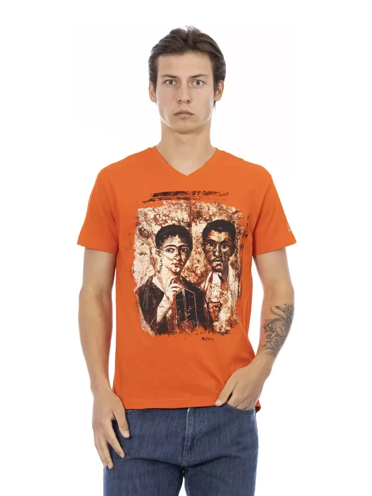 Orange Cotton T-Shirt