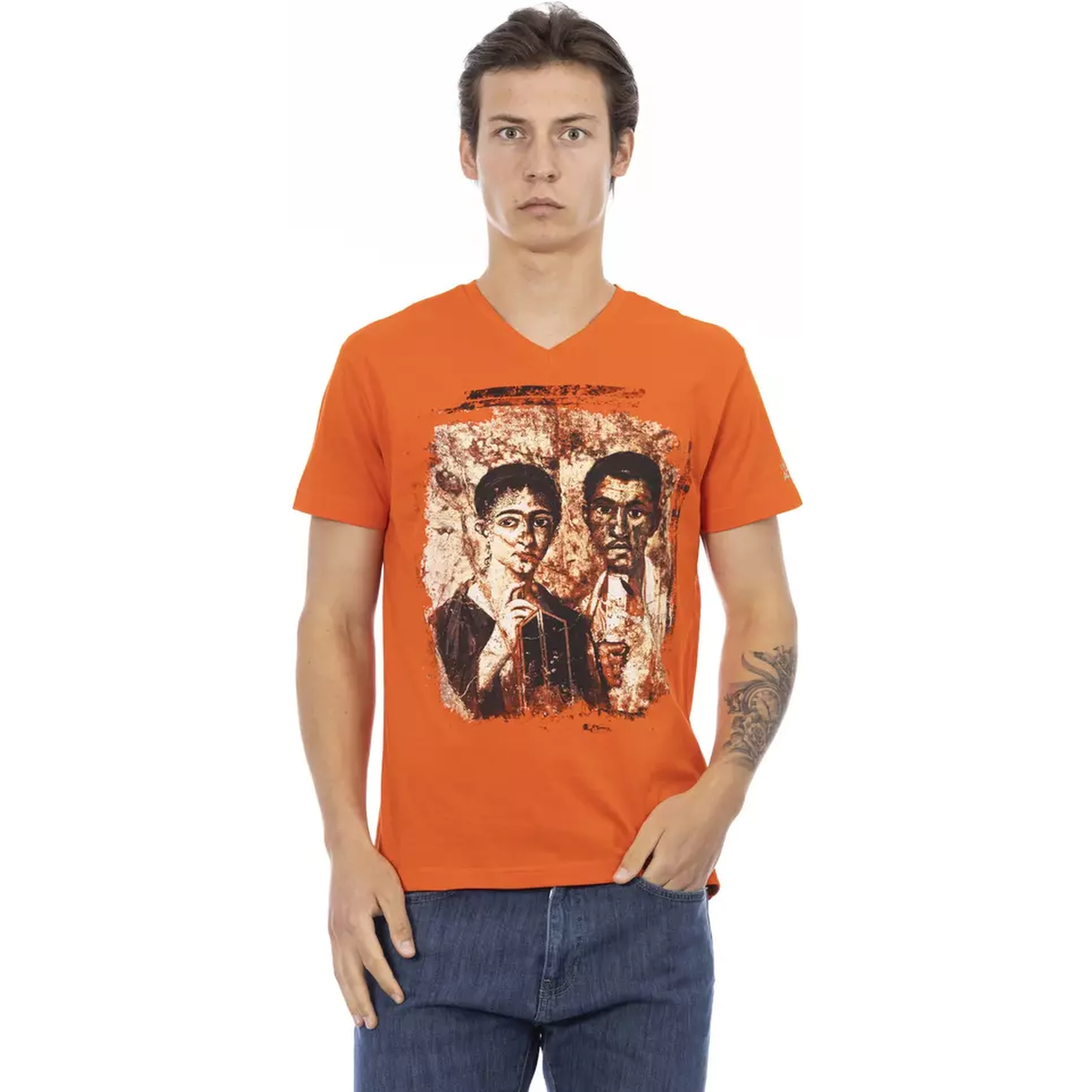 Orange Cotton T-Shirt