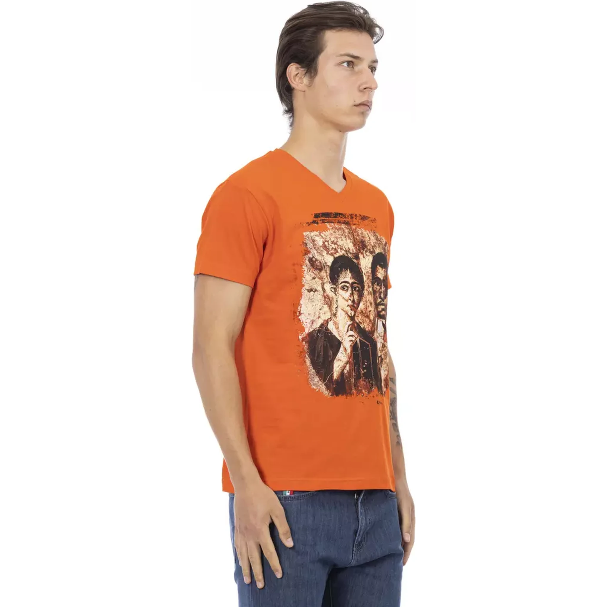 Orange Cotton T-Shirt