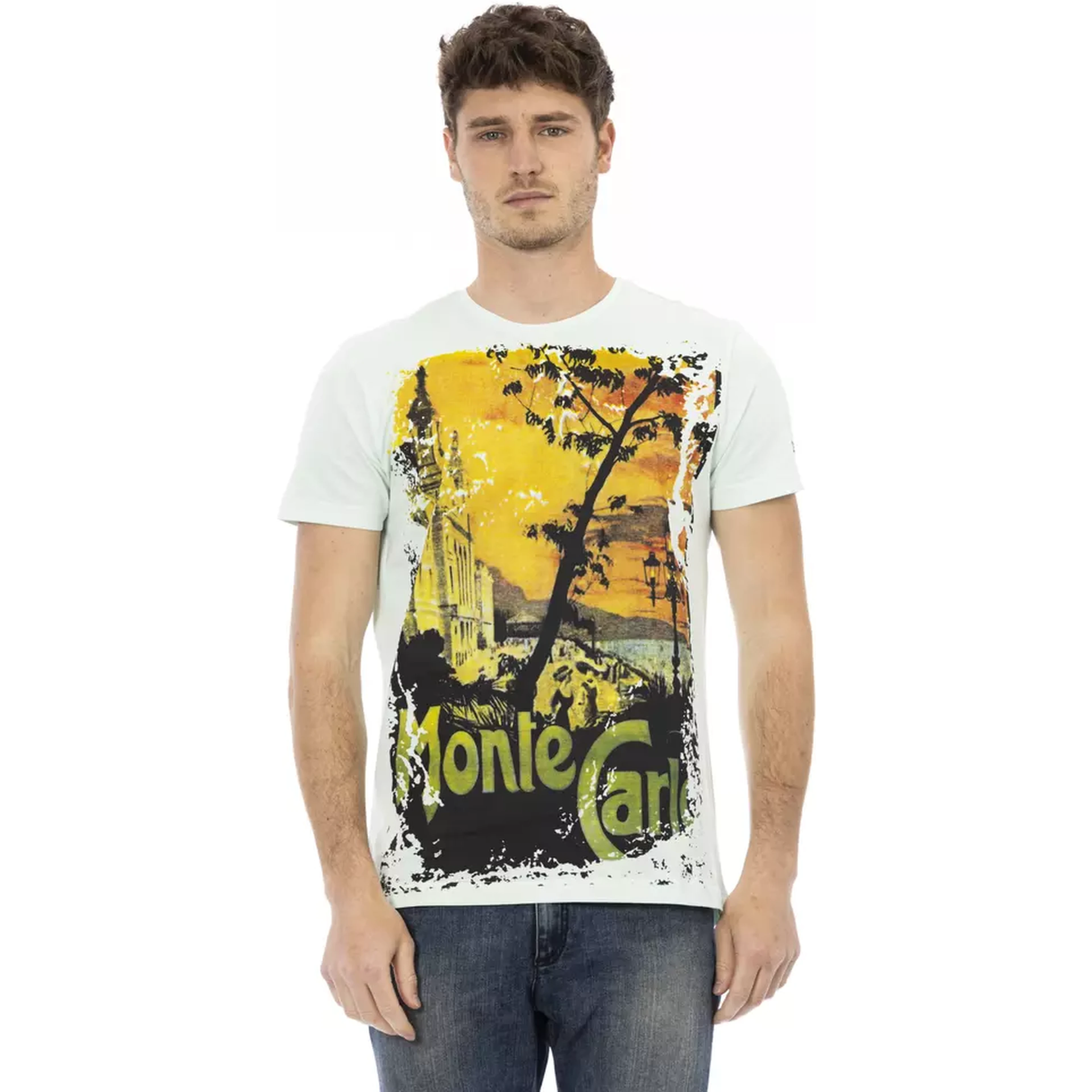 Light Blue Cotton T-Shirt