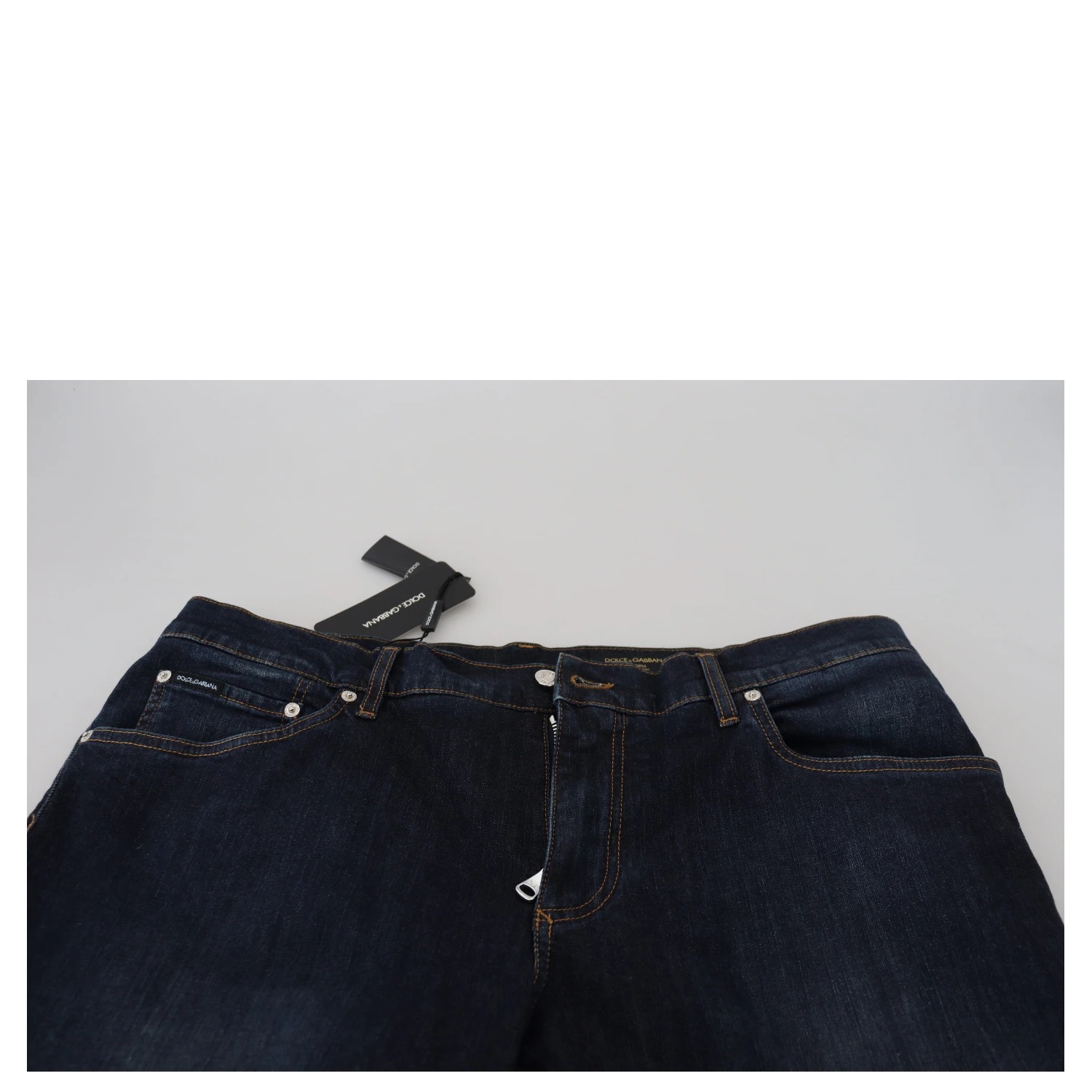 Blue Cotton Straight Fit Casual Denim Jeans