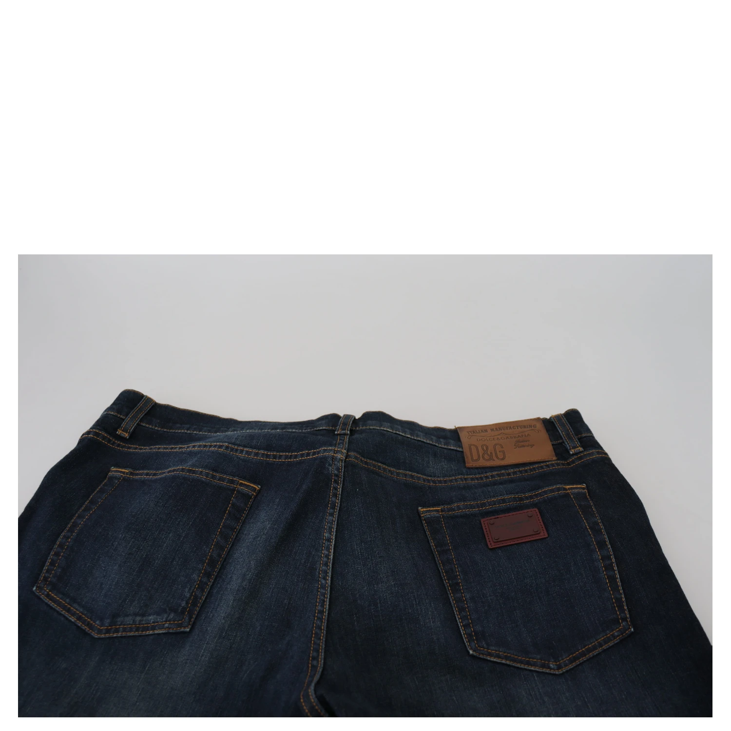 Blue Cotton Straight Fit Casual Denim Jeans