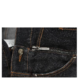 Gray Cotton Slim Fit Denim Jeans