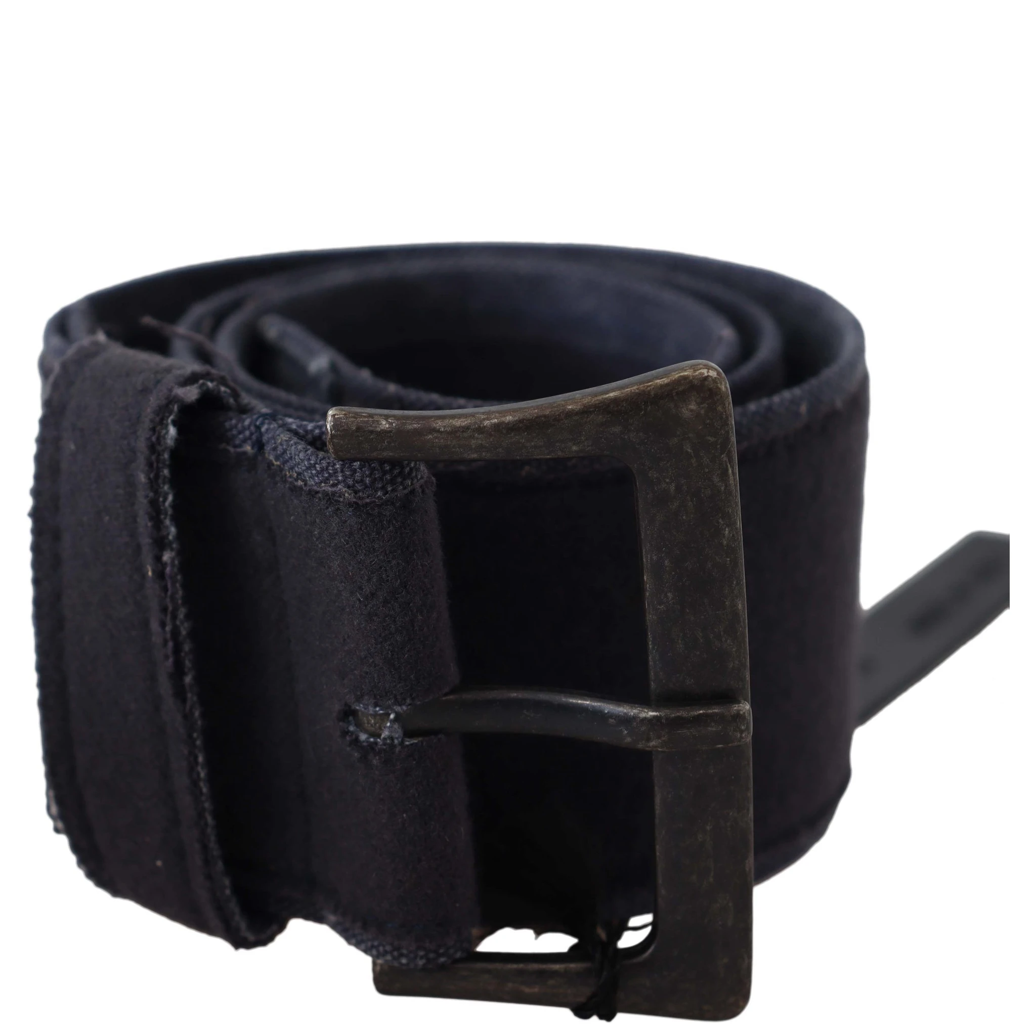 Black Leather Wide Buckle Waist Luxury Belt