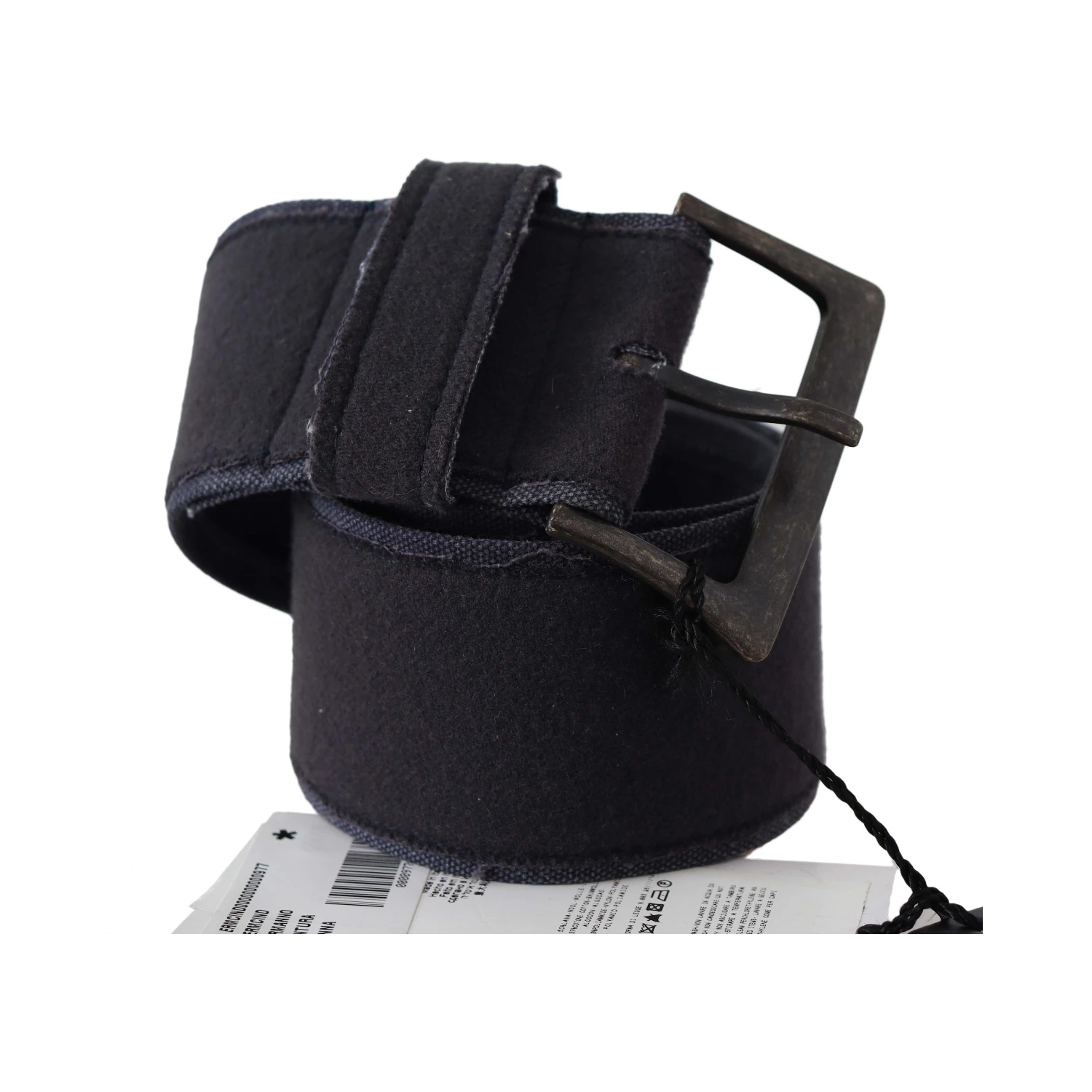 Black Leather Wide Buckle Waist Luxury Belt