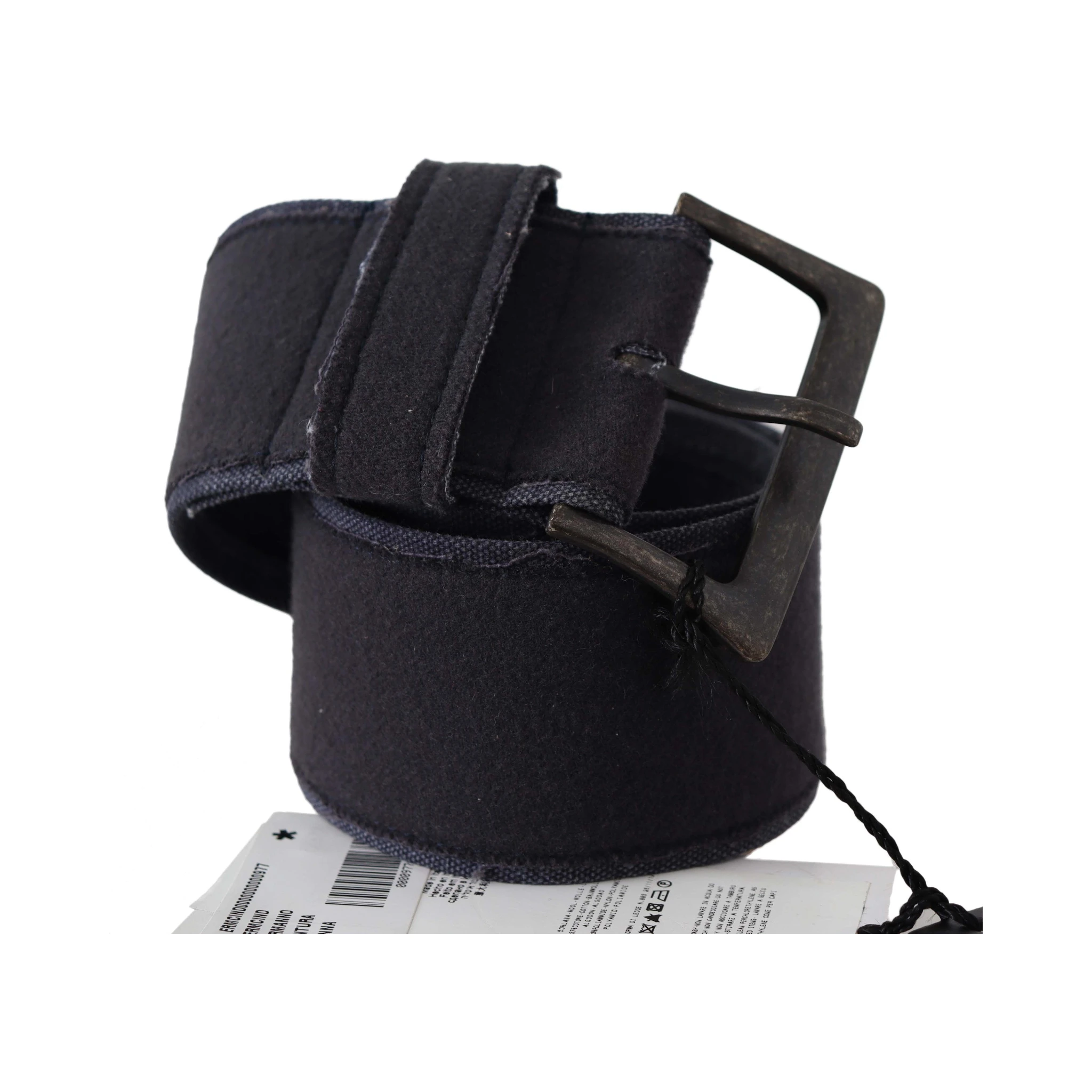 Black Leather Wide Buckle Waist Luxury Belt
