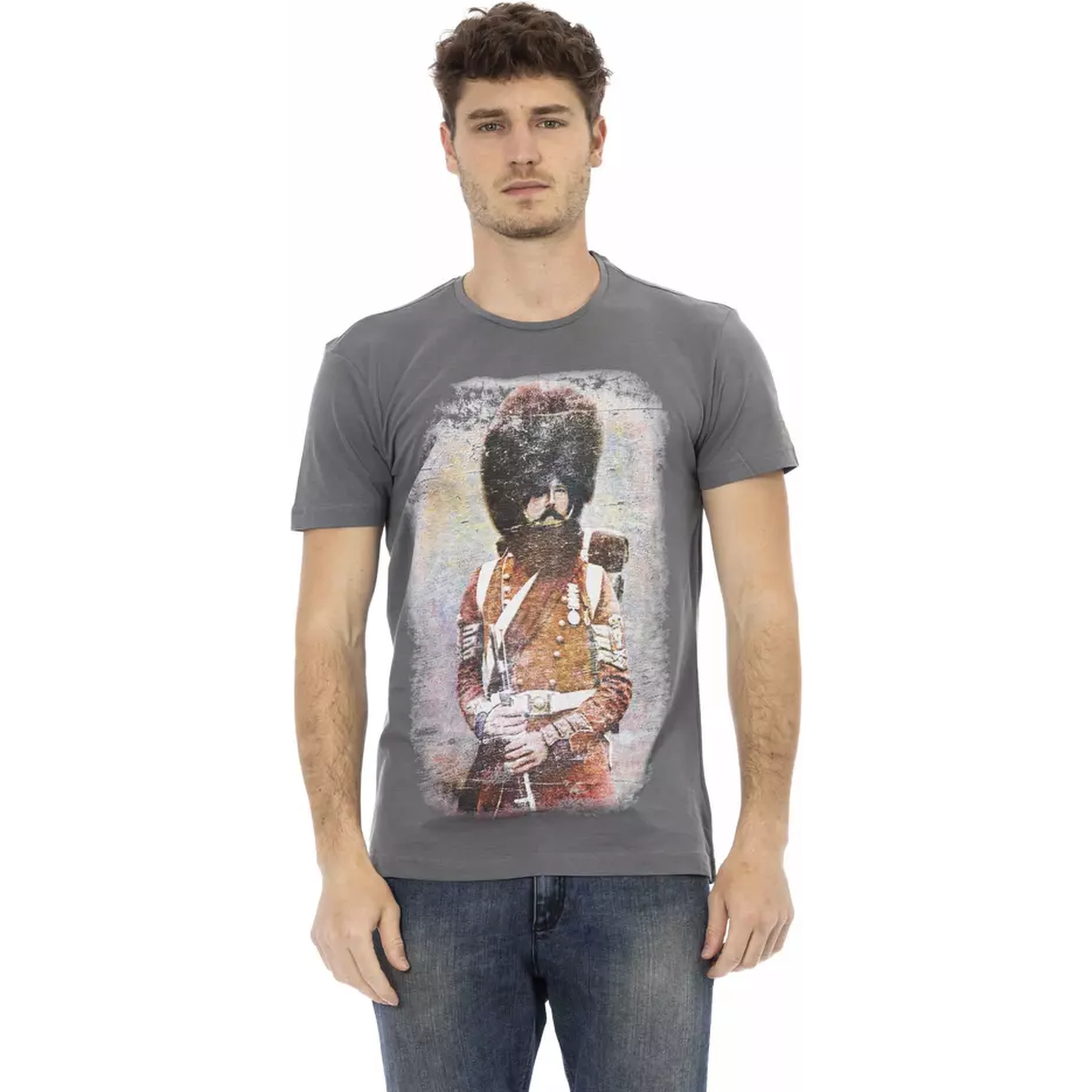 Gray Cotton T-Shirt