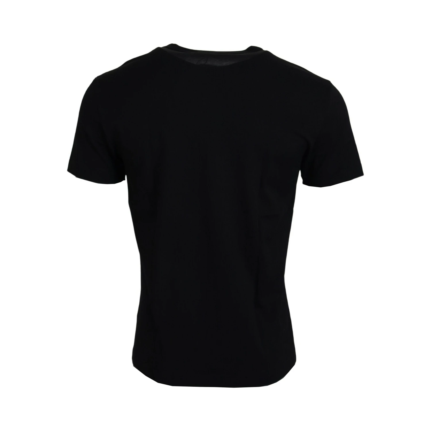 Black Sneak Peek Cotton Short Sleeve T-shirt