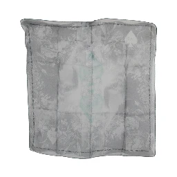 Gray Silk Shawl Foulard Wrap Scarf