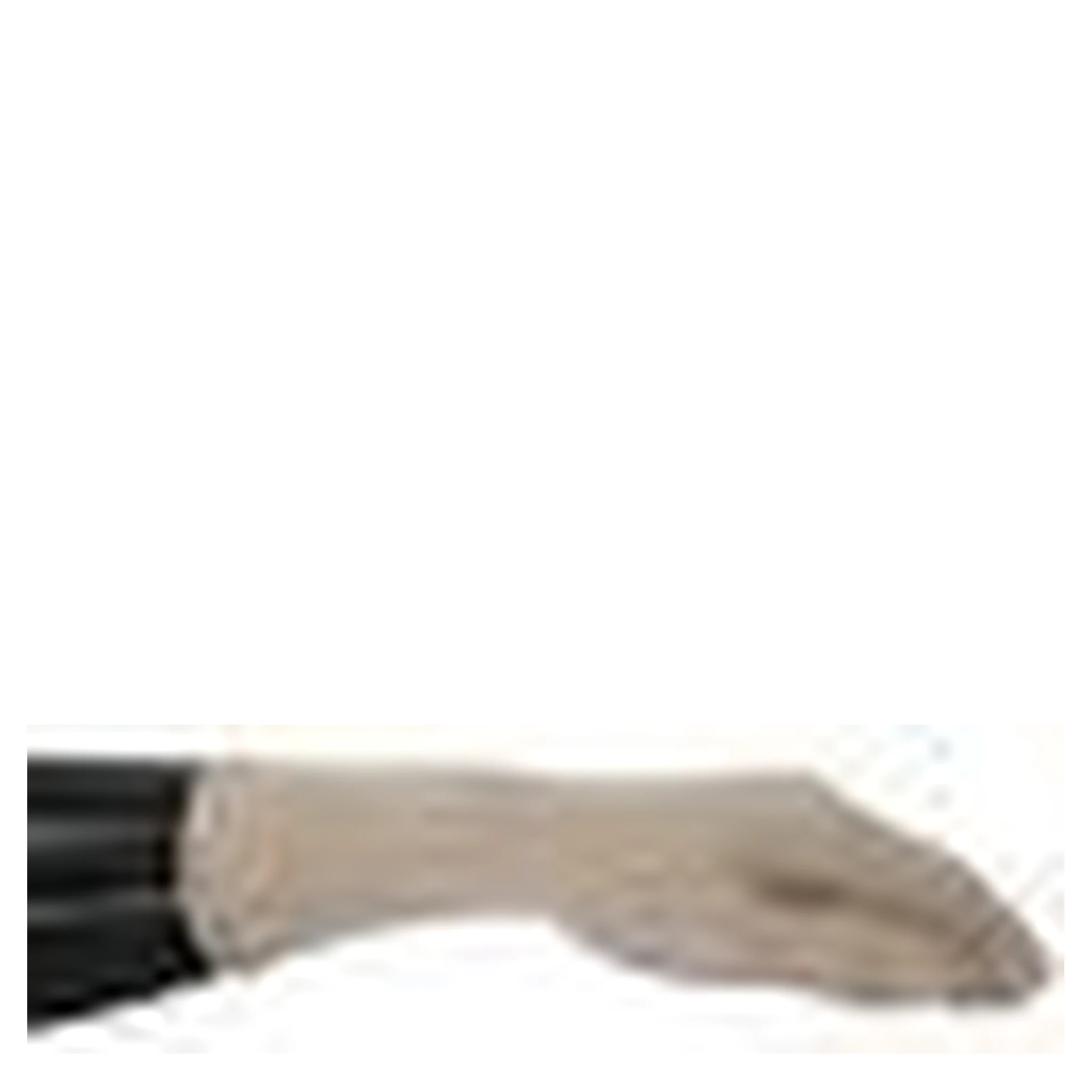 Ivory Cashmere Silk Hands Mitten Mens Gloves