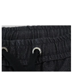 Grey Cotton Tapered Cotton Pants