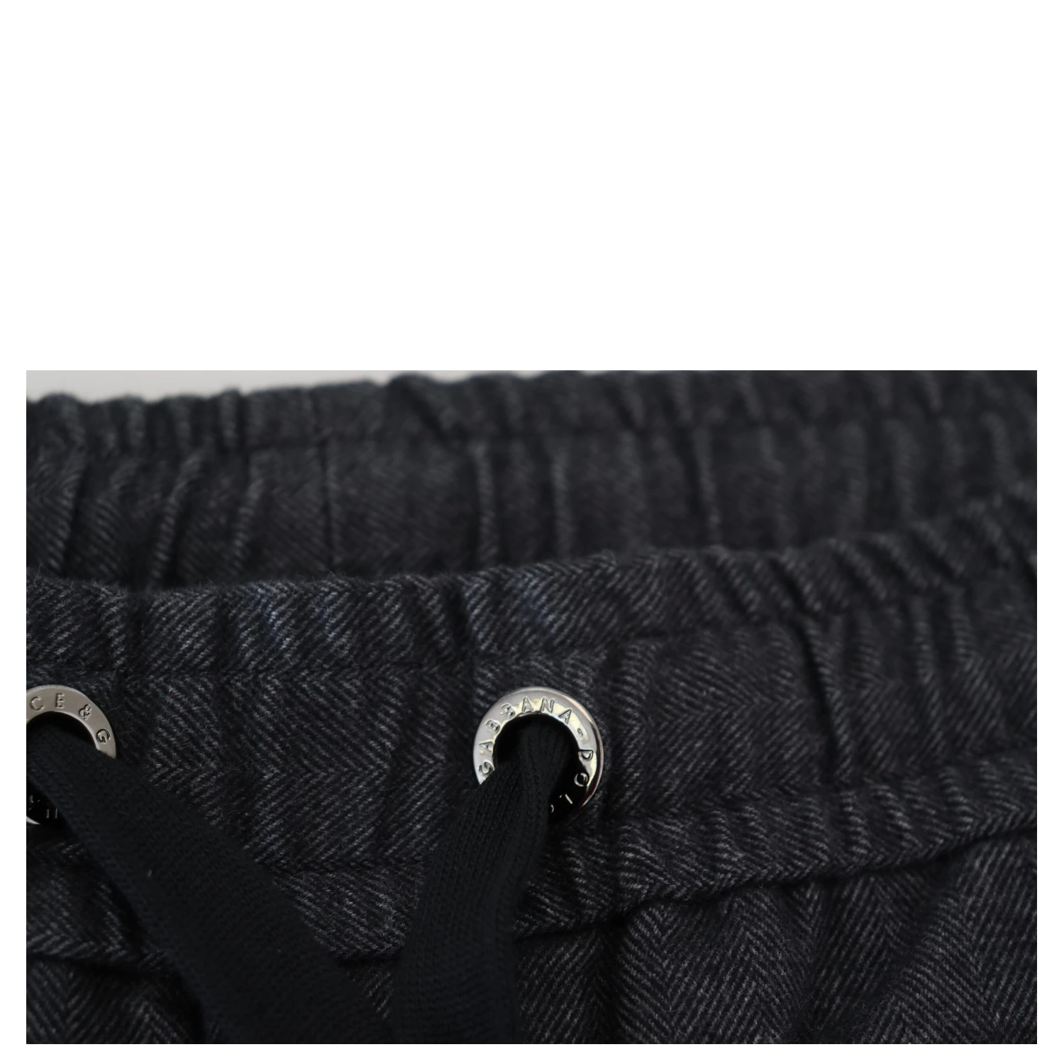 Grey Cotton Tapered Cotton Pants