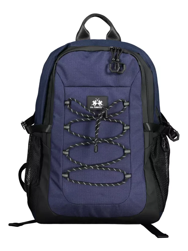 Blue Polyester Backpack